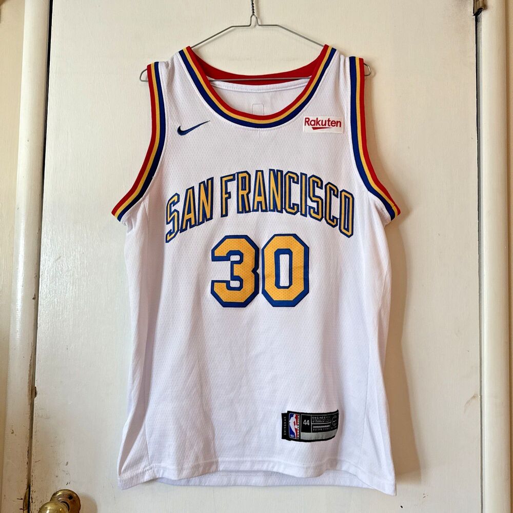 Golden State Warriors San Francisco #30 Stephen Curry Jersey Men's Medium (44)